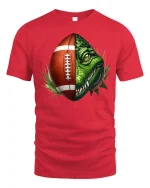 Alligator Football Fusion T-Shirt - red t-shirt on white background