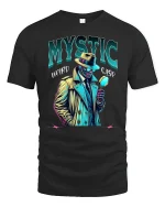 Mystic Detective Weird Case T-Shirt - black t-shirt on white background