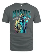 Mystic Detective Weird Case T-Shirt - gray t-shirt on white background