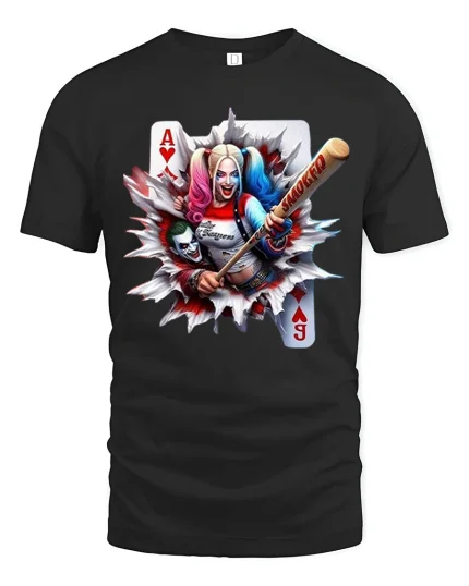 Product - black t-shirt on white background