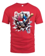 Product - red t-shirt on white background