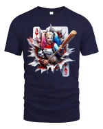 Product - navy t-shirt on white background