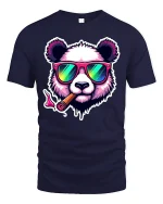 Product - navy t-shirt on white background