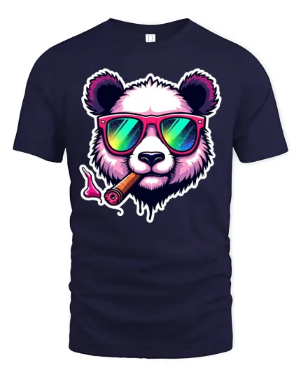 Product - navy t-shirt on white background