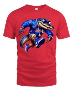Cool Street Gator Graphic Tshirt With Urban Hip Hop Attitude - red t-shirt on white background
