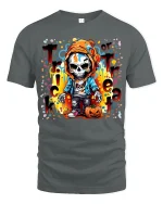 Product - gray t-shirt on white background