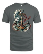 Think Outside The Box Creative Strategy Mindset Graphic Tshirt - gray t-shirt on white background