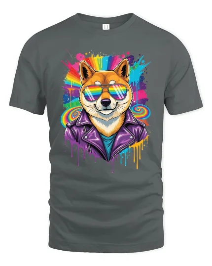 Drip Strong Baseball Street Art Graphic Tshirt Design - gray t-shirt on white background