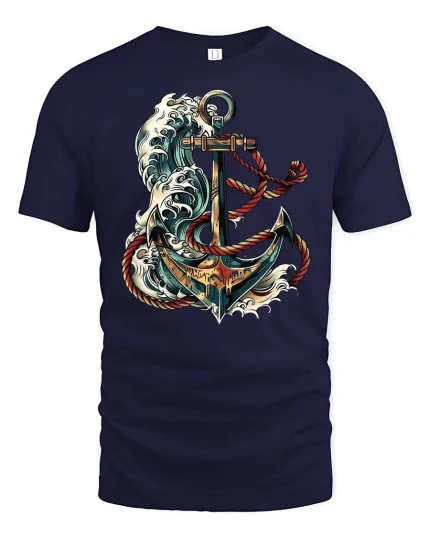 Think Outside The Box Creative Strategy Mindset Graphic Tshirt - navy t-shirt on white background