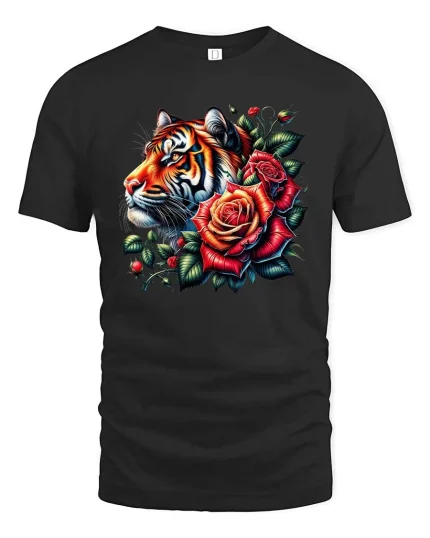 Warrior Of Fearless Courage Flaming Sword Graphic T Shirt - black t-shirt on white background