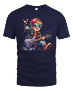 Mystic Eye Dagger Sacred Symbol Graphic T Shirt - navy t-shirt on white background