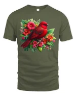 Motivational Fitness Collage Graphic Tee Workout Lifestyle Tshirt - military green t-shirt on white background