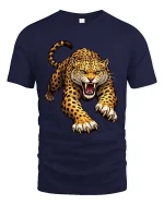 Majestic Mountain Nature T Shirt Scenic Landscape Graphic Tee - navy t-shirt on white background