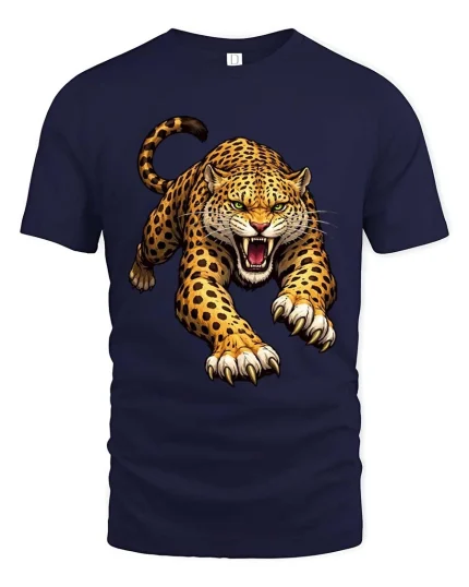 Majestic Mountain Nature T Shirt Scenic Landscape Graphic Tee - navy t-shirt on white background