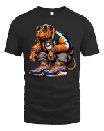 Street Swagger Bulldog T Shirt Cool Urban Hype Style - black t-shirt on white background