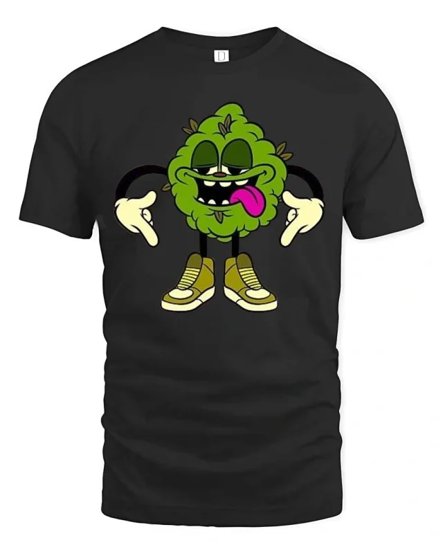 Vintage Shark Attack Nautical Graphic T Shirt Bold Ocean Tee - black t-shirt on white background