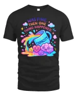 Baseball Drip Graphic T Shirt Cool Street Style Sport Vibes - black t-shirt on white background